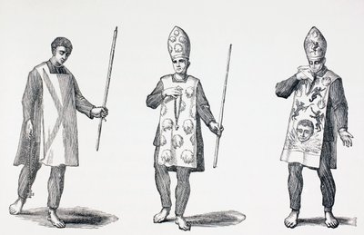 Sambenitos worn by Auto-da-Fe penitents, from 